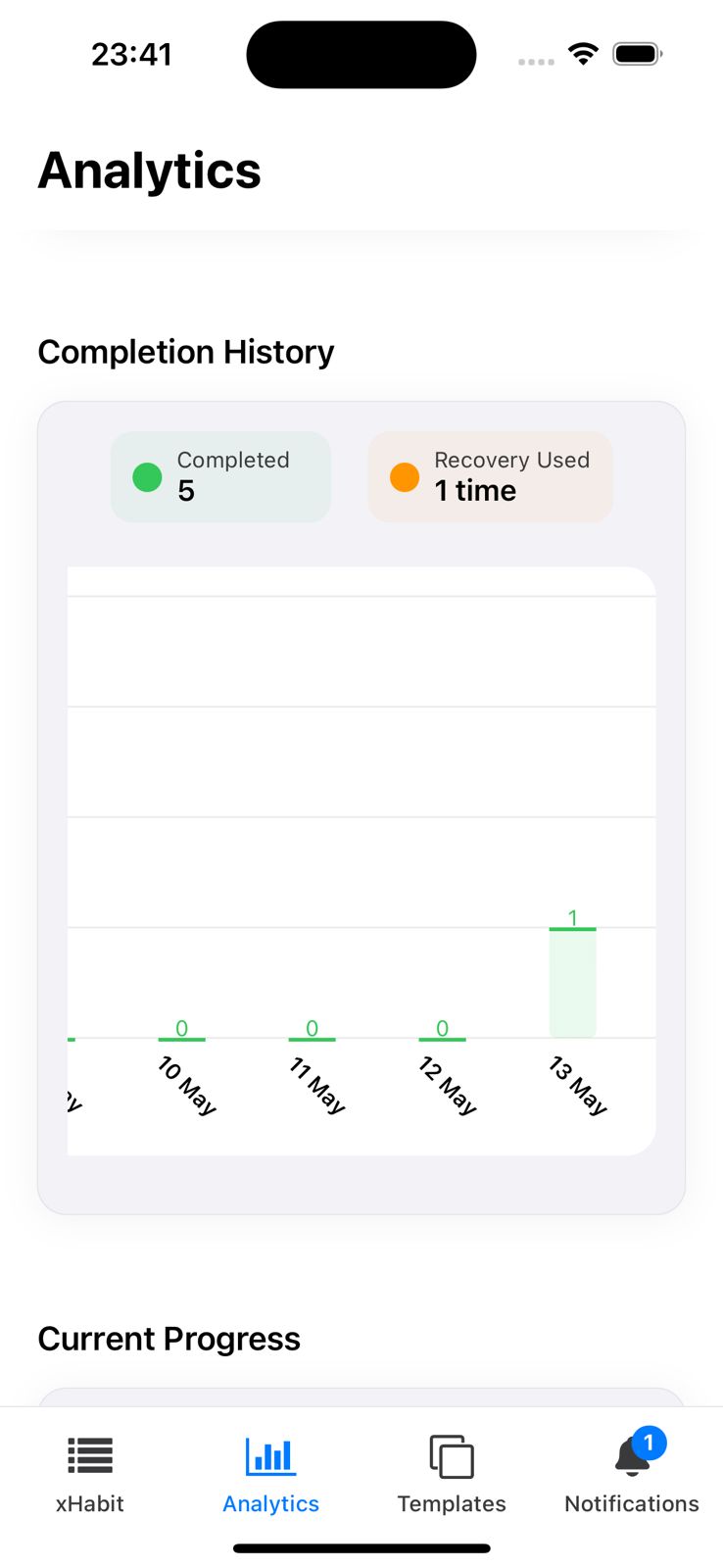 xHabit Settings